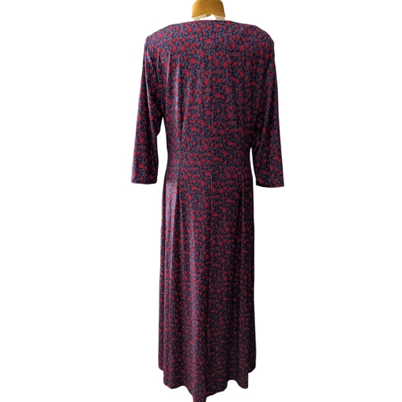 Women's Plus Size NWT Floral Dress size 1X Maxi Length - Picture 4 of 9